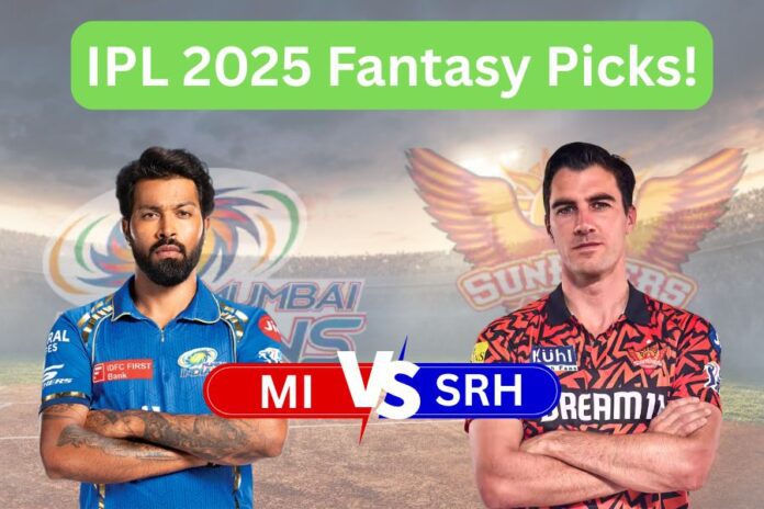 MI vs SRH Dream11 Prediction
