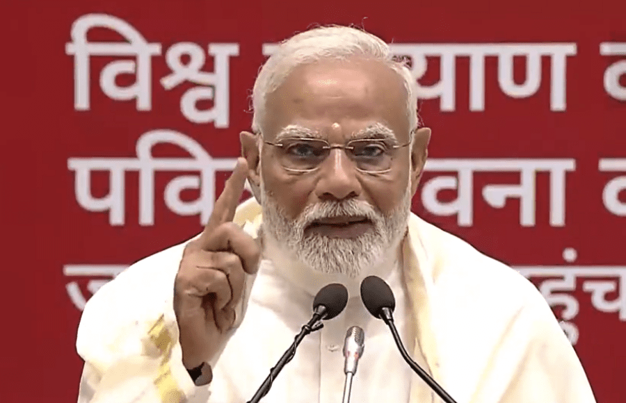 PM Modi chants Navkar Mantra at Jain event in Delhi