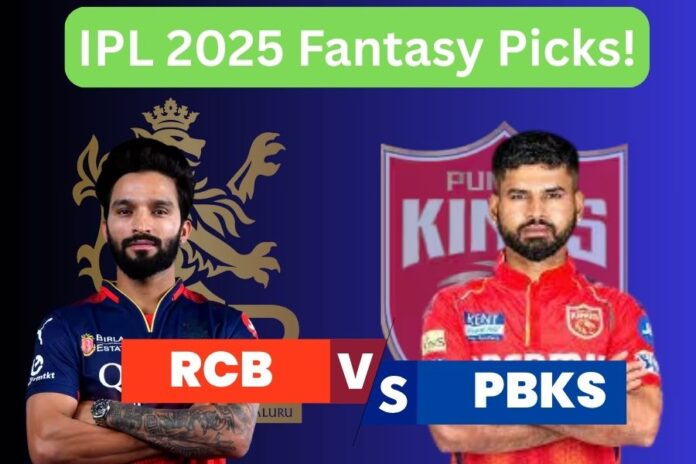 RCB vs PBKS Dream11 Prediction