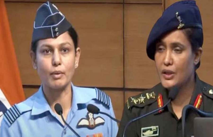 Colonel Sophia Qureshi Wing Commander Vyomika Singh
