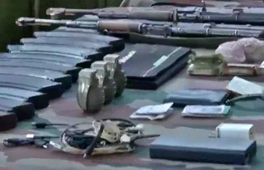 Weapon Cache in Shopian