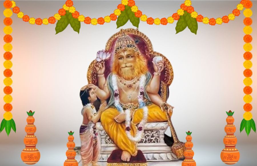 Devotees worship Narasimha avatar on Narasimha Jayanti 2025