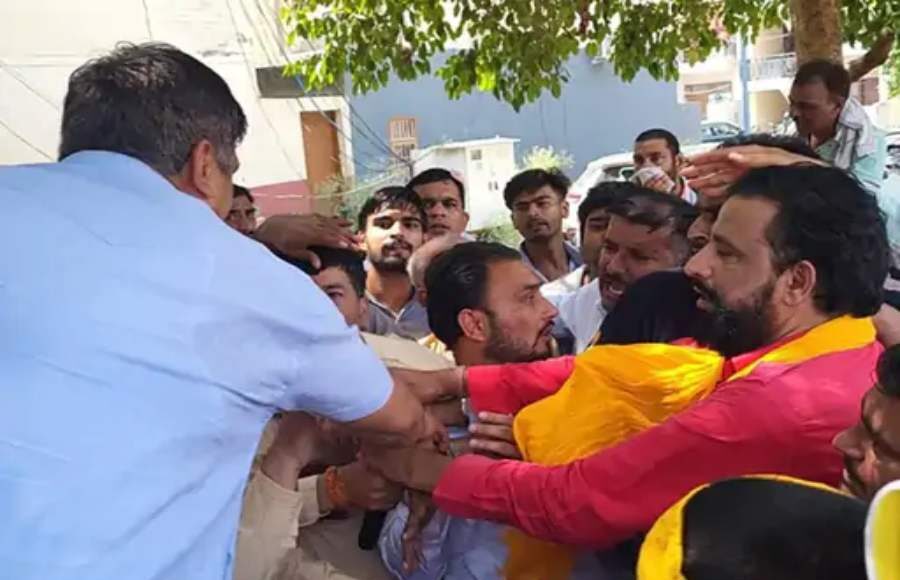 Jayhind Sena Meeting Clash