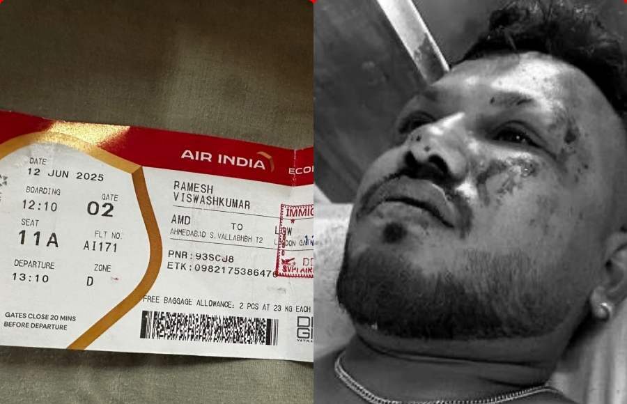 Plane Crash Ramesh Vishwas Survivor