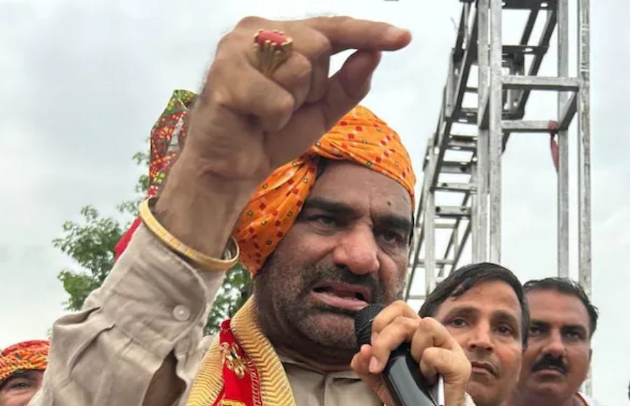 Hanuman Beniwal addresses Jat Sabha in Bharatpur, makes CM claim