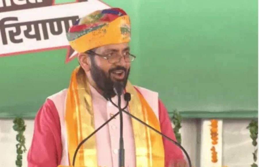 CM Nayab Saini announces ₹288 crore development projects at Rewari rally