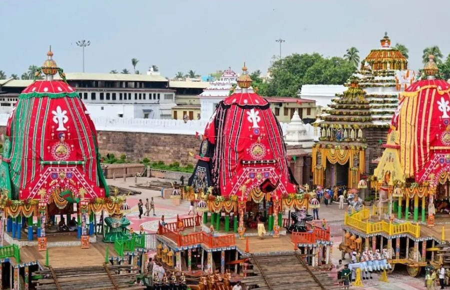 Lord Jagannath Rath Yatra Puri 2025 procession begins