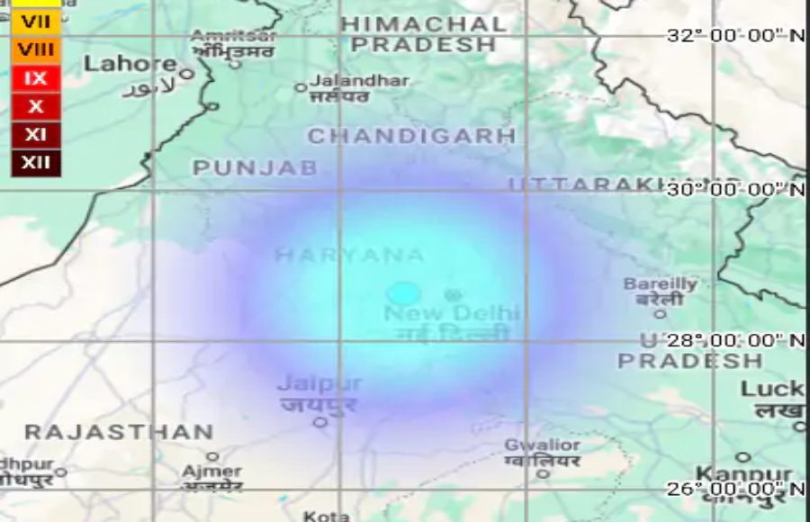 Earthquake tremors felt in Delhi NCR and Haryana